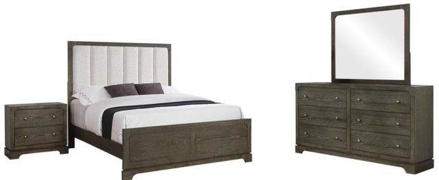 Coaster® Gran Park 4-Piece Beige/Dark Cocoa California King Bedroom Set-0