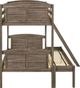 Coaster® Flynn Weathered Brown Twin/Full Bunk Bed-3
