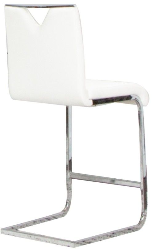 Cramco Dana Chrome/White Counter Stool-3