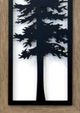 Stylecraft Cypress II Black/Brown/White Wall Art -2