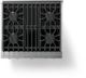 Viking® 5 Series 30" Pure White and Stainless Steel Freestanding Gas Range-1