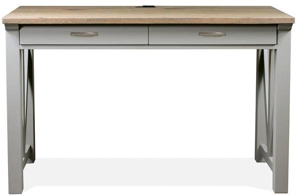 Riverside Furniture Osborne Gray Skies/Timeless Oak 36" Nesting Desk-1