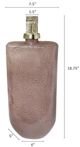 A & B Home Pink Glass Bottle-3