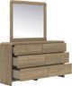 Signature Design by Ashley® Gramburg Warm Natural Brown Dresser and Mirror-3