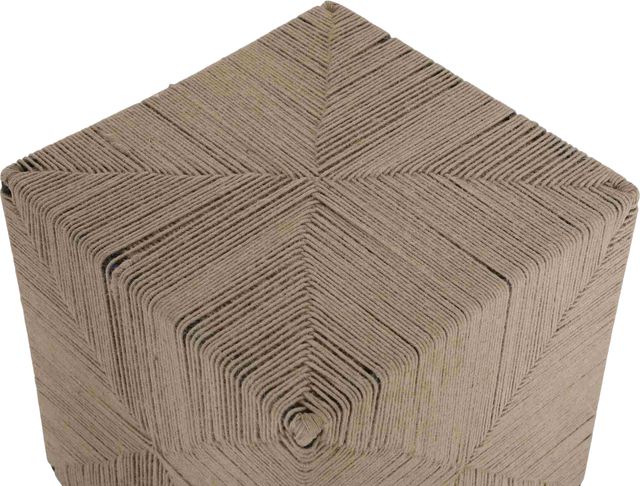 LR Home Brown Ottoman-3