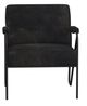 International Furniture Direct Lotus Licorice Arm Chair-1