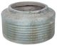 A & B Home Distressed Green Ridged Round Cement Planter-0
