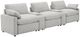 Coaster® Collins 5-Piece Gray Power Reclining Theater-0