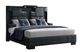 Global Furniture USA Oscar Black King Upholstered Panel Bed-0