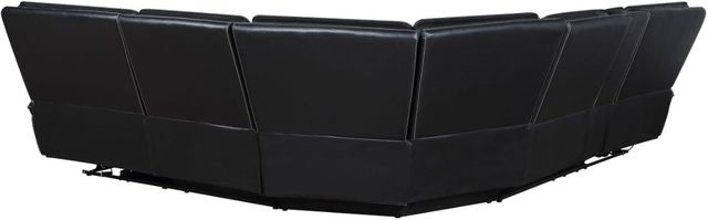 Coaster® Hewitt 3-Piece Black Dual Power Reclining L-Shape Sectional-3
