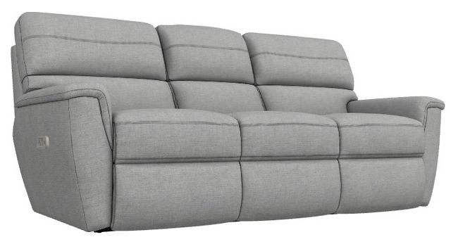 La-Z-Boy® Ava Oyster Power Reclining Sofa with Headrest and Lumbar-0