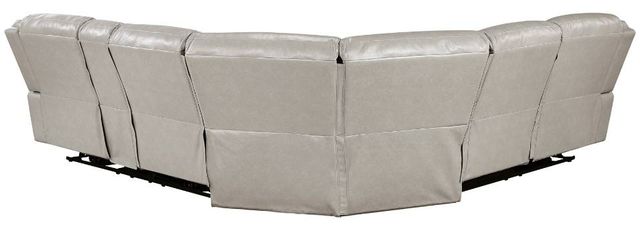 Homelegance® Fargo 3-Piece Silver Gray Power Reclining Sectional with Right Console-4