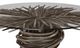 Century® Curate Grey Glass Top Knot Dining Table with Rattan Base-1