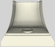 Vent-A-Hood® Designer Series 36" Biscuit Wall Mounted Range Hood-4
