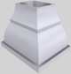 Vent-A-Hood® Designer Series 36" White Island Range Hood-4
