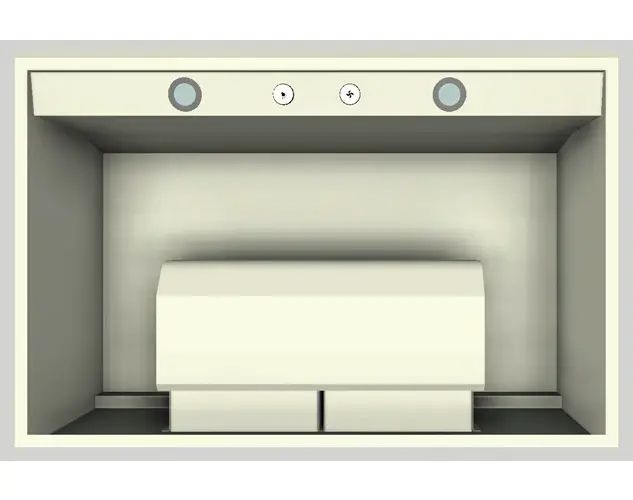 Vent-A-Hood® 36" Biscuit Wall Hood-2
