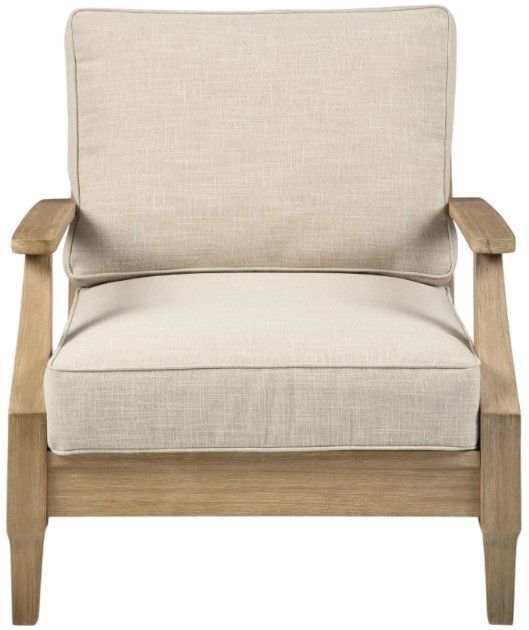 Signature Design by Ashley® Clare View Beige Lounge Chair with Cushion-1