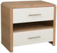 Fairfield® Libby Langdon Brentwood Champagne Brass 2-Drawer Nightstand-0