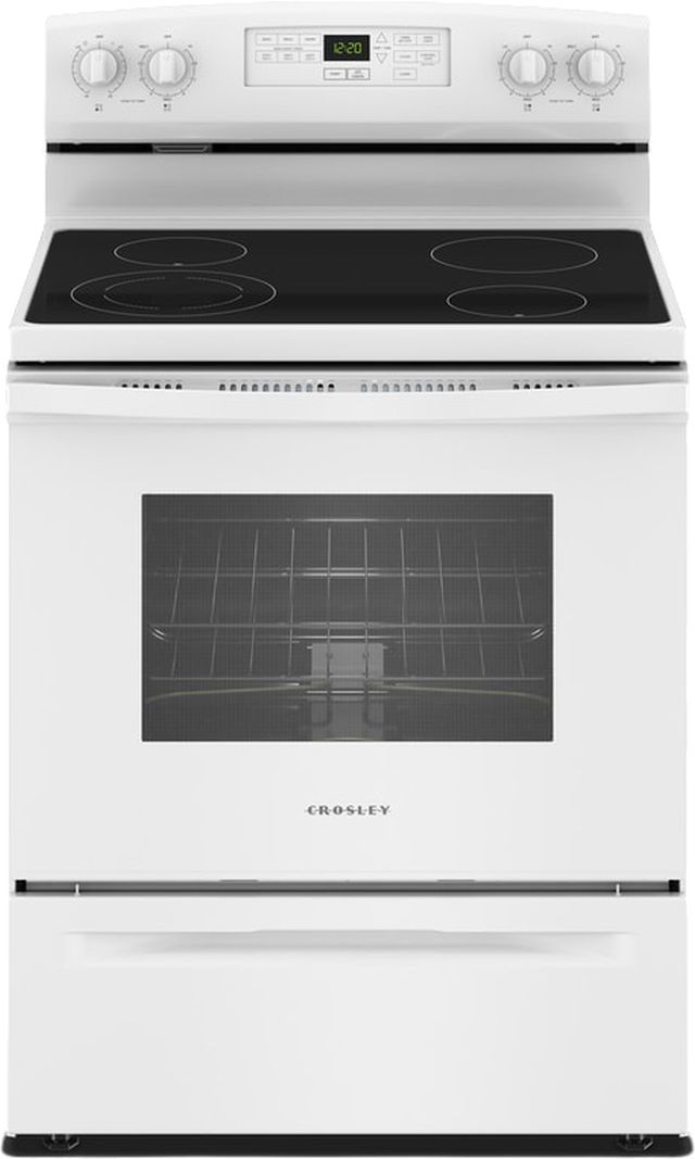 Crosley® 30" White Freestanding Electric Range-0