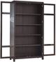 Hooker® Furniture Driftwood Burnt Timber Dining Display Cabinet-1