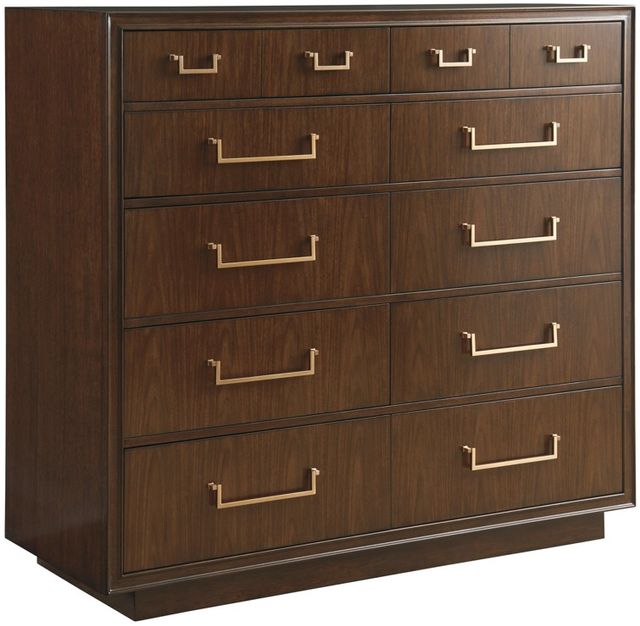 Lexington Home Rendezvous Ascot Brown Gentlemans Chest-0