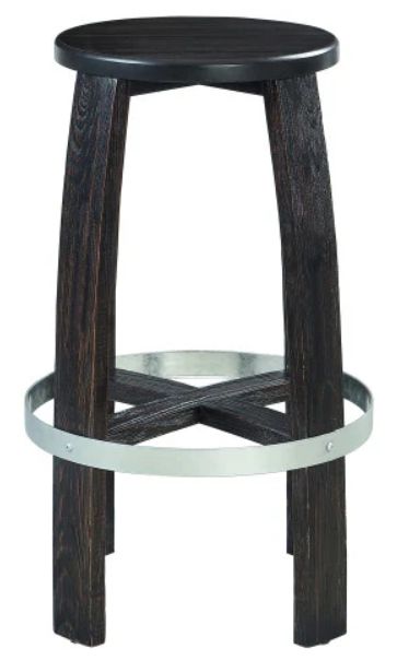 Powell® Craft Dark Brown Stout Bar Stool-3