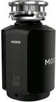 Moen® GX Series 0.75 HP Continuous Feed Black Garbage Disposal-1
