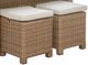 John Thomas Furniture® Parks Biscayne 5-Piece Beige Aluminum/Wicker Outdoor Dining Table Set-1