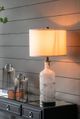 A & B Home Grey/White Glass Table Lamp-5