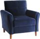 Mazin Furniture Dunleith Blue Upholstered Accent Chair-0