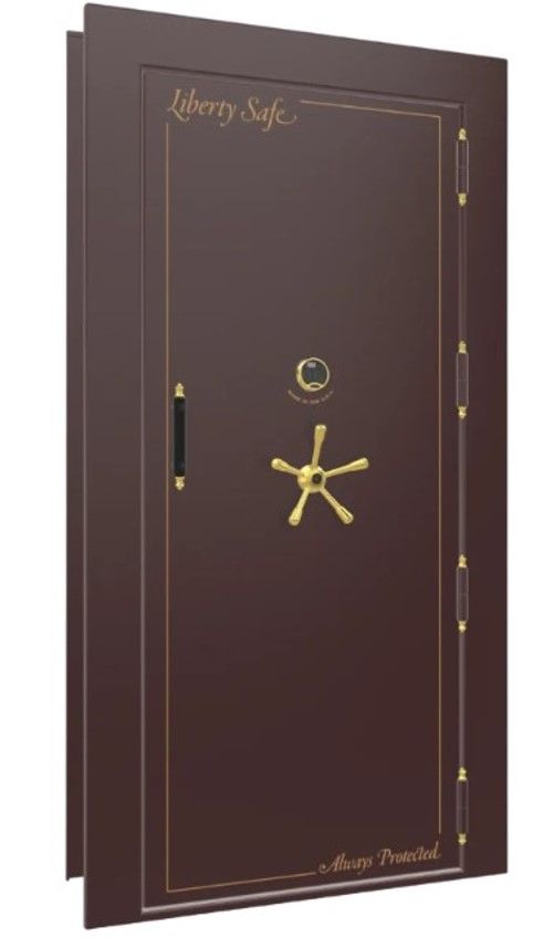 Liberty Safe Beast Burgundy Marble Out-Swing Right Hinge Electronic Vault Door-0