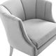 TOV Furniture Turin Grey Velvet Chair-1
