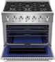 VEZENI Reminiscia 36" Stainless Steel Pro Style Gas Range-1