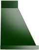 Ilve® Nostalgie II Noblesse 36" Emerald Green Wall Mounted Range Hood with Copper Trim-2