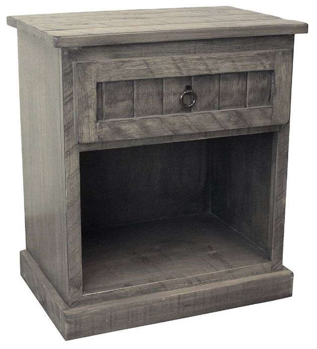 American Heartland Manufacturing Rustic Quaint Open Nightstand-0