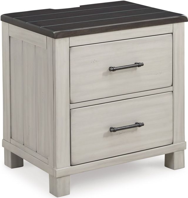 Signature Design by Ashley® Darborn Gray/Brown Nightstand-0