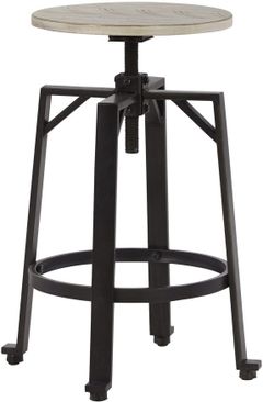 Signature Design by Ashley® Karisslyn Whitewash/Black Counter Stool