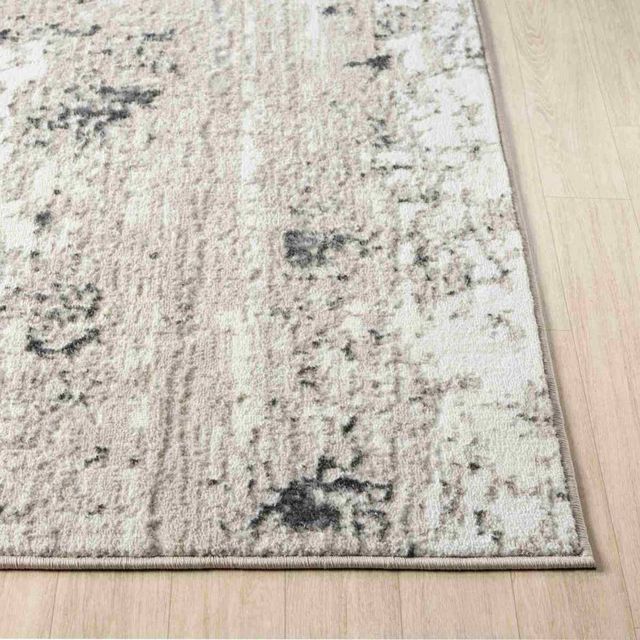 LR Home Antalya Beige/Gray 8'x10' Area Rug-1