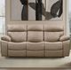 Parker House® Theon Stokes Toffee Manual Reclining Sofa with Drop Down Table-1