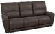 La-Z-Boy® Cassian Dark Chocolate Leather Manual Wall Reclining Sofa-0