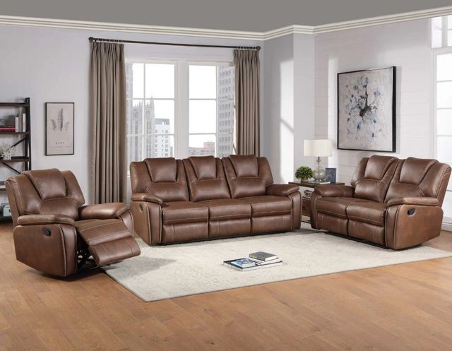 Steve Silver Co. Katrine Chestnut Brown Manual Recliner-2