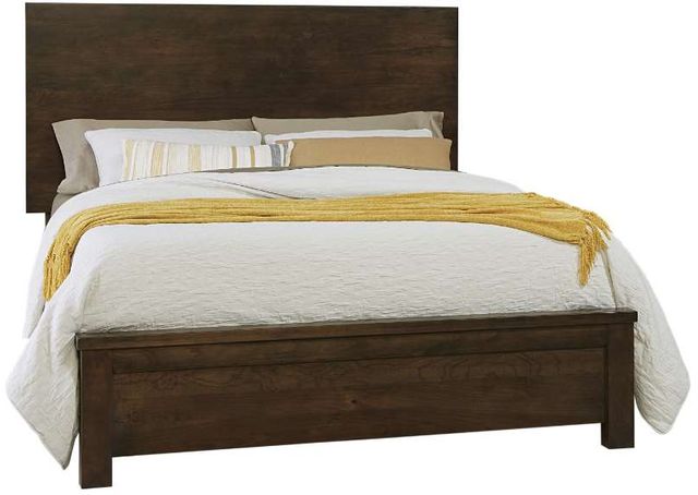 Artisan & Post by Vaughan-Bassett Crafted Cherry by Ben & Erin Napier Dark Cherry Queen Plank Panel Bed-0