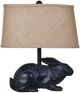 Crestview Collection Rabbit Black Table Lamp-0