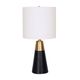 Lampe de table noir et or-0