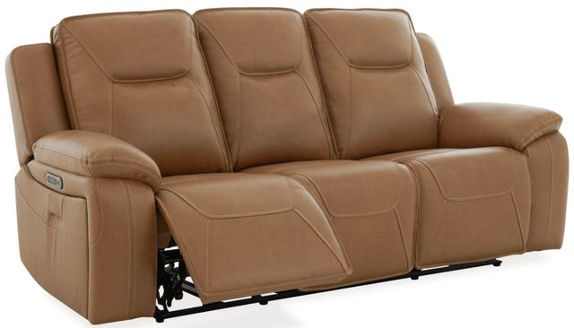 Liberty Furniture Callihan York Butternut Leather Power Reclining Sofa-1