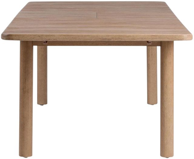 Classic Home Dawson Butterscotch Wooden Outdoor Extendable Dining Table-4