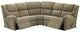 Palliser® Furniture Customizable Granger 3-Piece Manual Reclining Curved Sectional-1