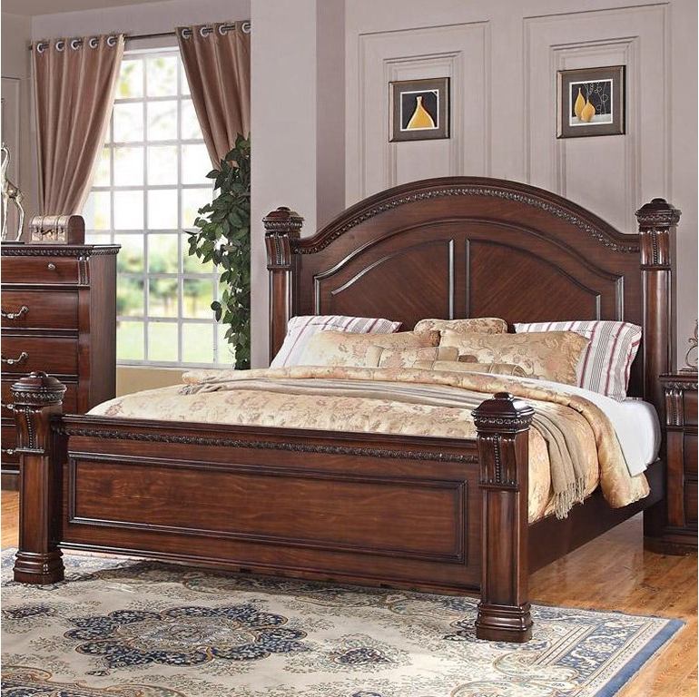 Austin Group Furniture Isabella Rich Brown Queen Bed | Lacks