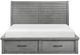 Homelegance® Logandale Antique Gray King Sleigh Storage Bed-2