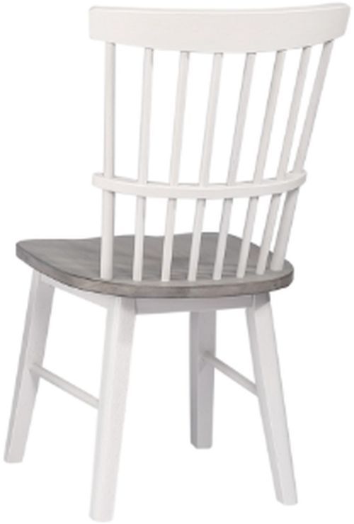 Winners Only® Brantley Gray/White Dining Side Chair-3